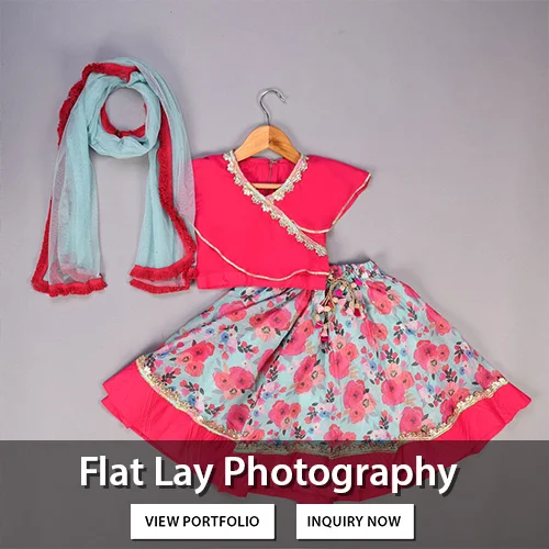 Flat lay photography
