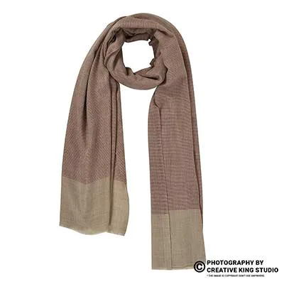Ckstudio shot of brown scarf on white background, Commercial Product Photography