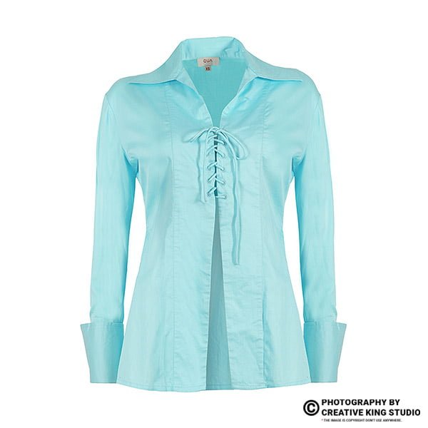 Linen oversized shirt ghost mannequin photography example with soft drape and invisible mannequin effect by Ckstudio Delhi NCR