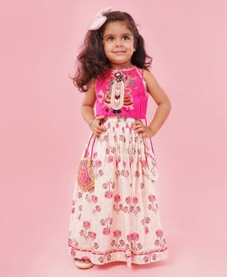 Kids garment photography with child model