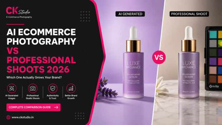 ai ecommerce photography vs professional