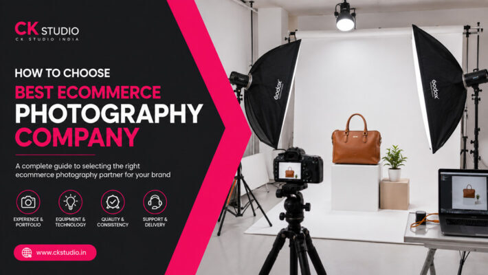 Indian ecommerce photography studio setup with professional lighting, camera on tripod, and premium product on a white background for Amazon and Flipkart product photography guide.