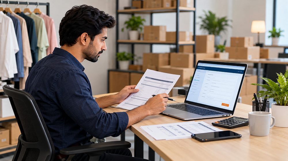 Behind the scenes of amazon bank account verification and payment setup scene inside an Indian standard ecommerce